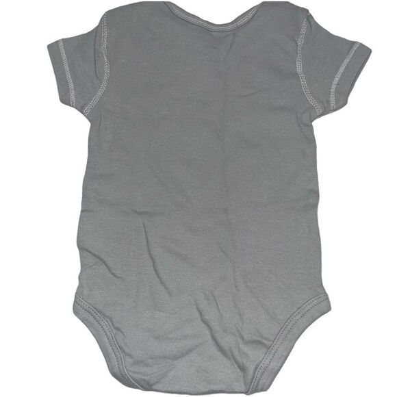 4/$25 - NFL Team Apparel Grey/Black Raiders Football Onesie - Size‎ 3/6 mths - Picture 2 of 5
